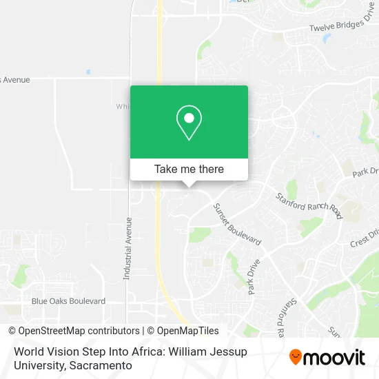 World Vision Step Into Africa: William Jessup University map
