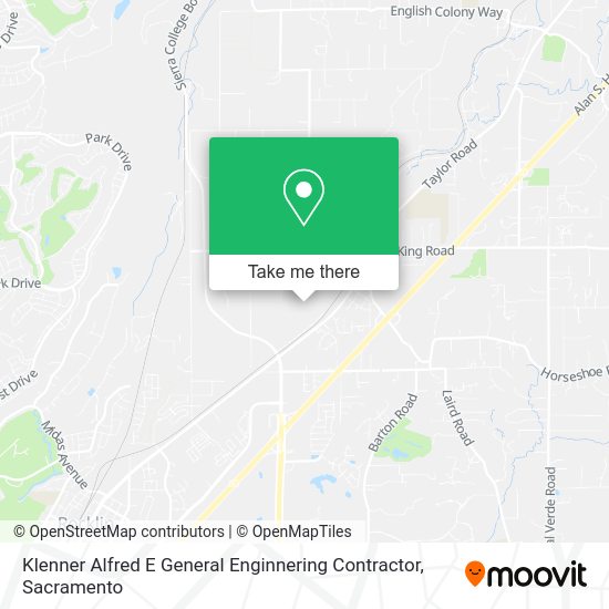 Klenner Alfred E General Enginnering Contractor map