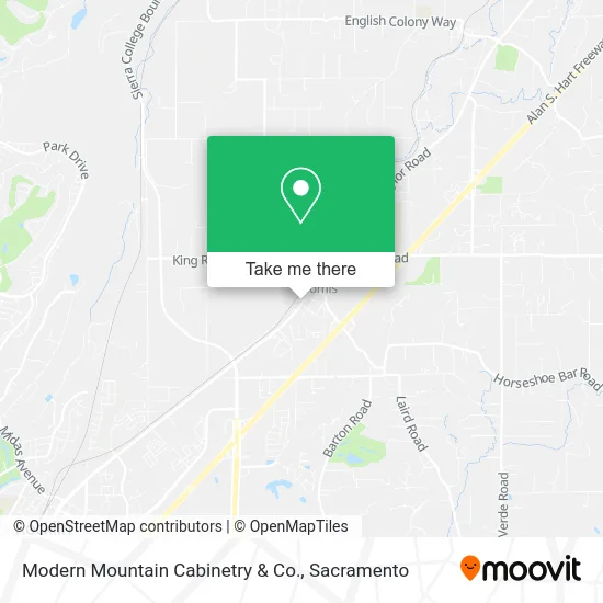 Mapa de Modern Mountain Cabinetry & Co.