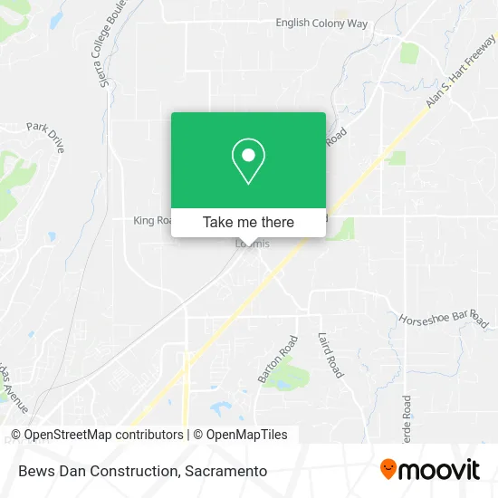 Mapa de Bews Dan Construction