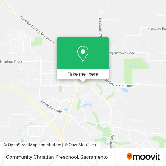 Community Christian Preschool map