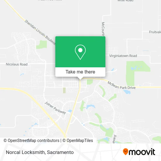 Norcal Locksmith map