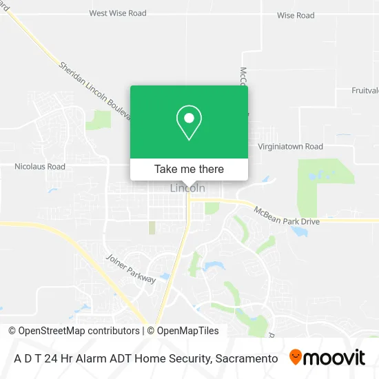 A D T 24 Hr Alarm ADT Home Security map