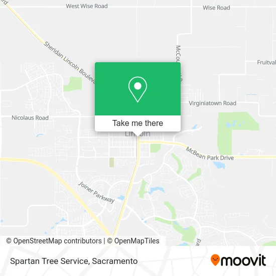 Spartan Tree Service map