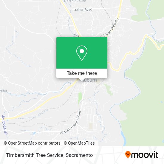 Timbersmith Tree Service map