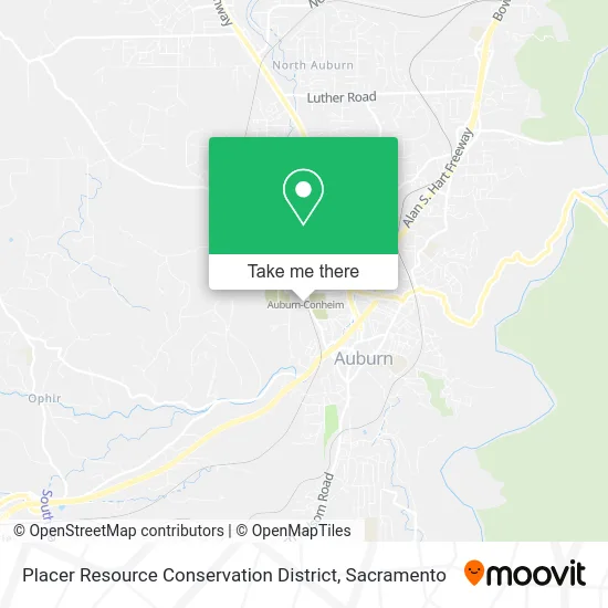 Placer Resource Conservation District map