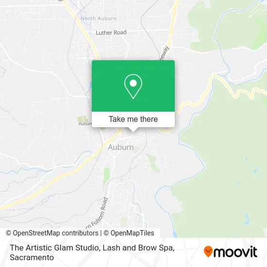 Mapa de The Artistic Glam Studio, Lash and Brow Spa
