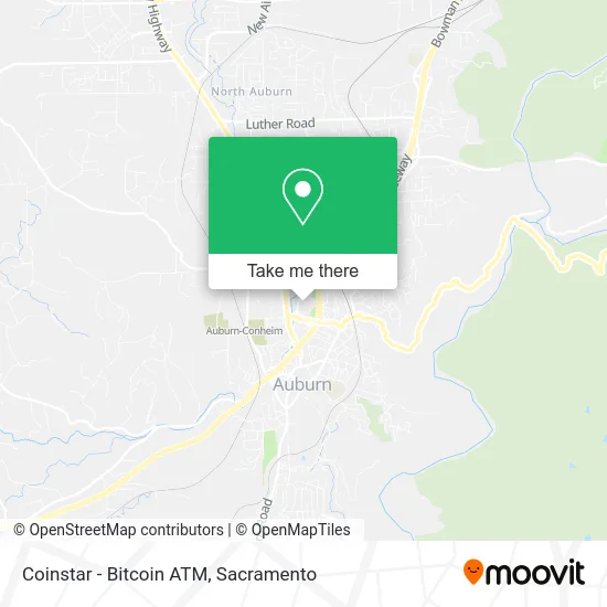 Coinstar - Bitcoin ATM map