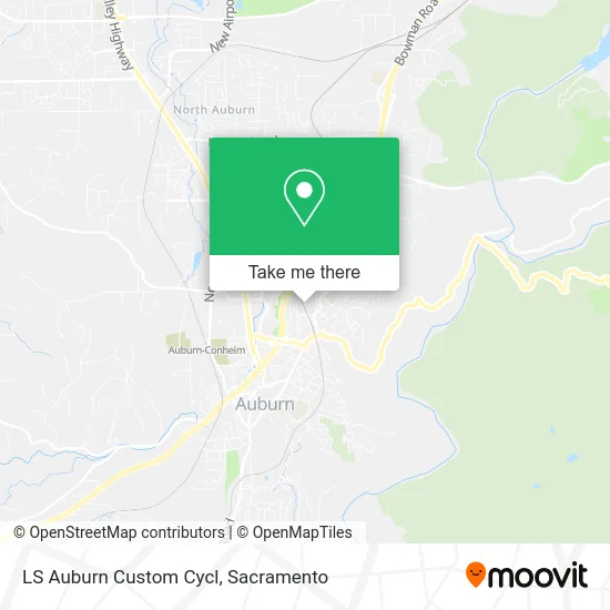 Mapa de LS Auburn Custom Cycl