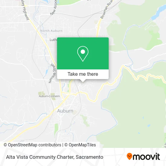 Alta Vista Community Charter map