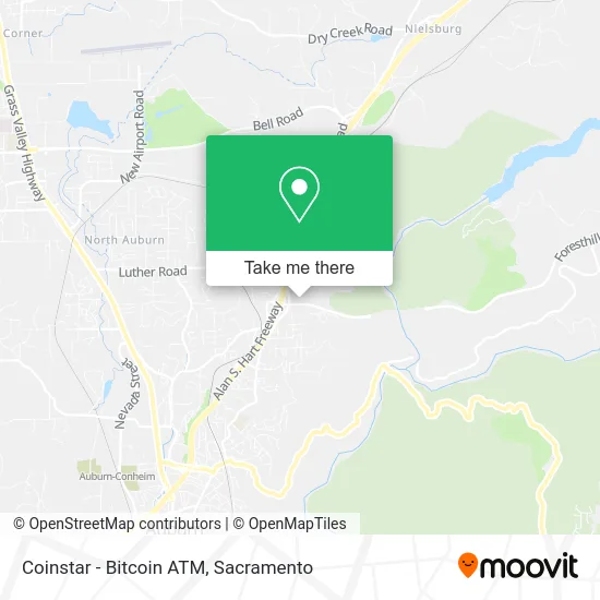Mapa de Coinstar - Bitcoin ATM