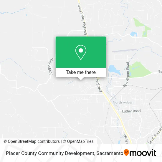 Mapa de Placer County Community Development