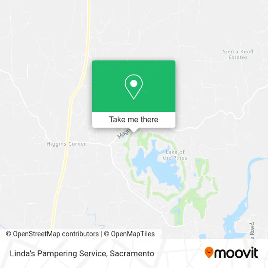 Linda's Pampering Service map