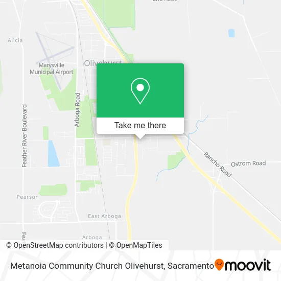 Metanoia Community Church Olivehurst map