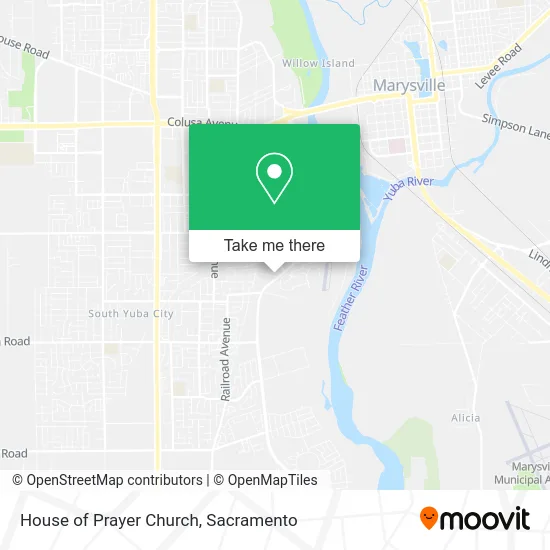 Mapa de House of Prayer Church