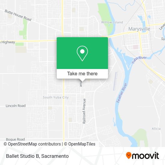 Ballet Studio B map