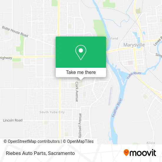 Mapa de Riebes Auto Parts