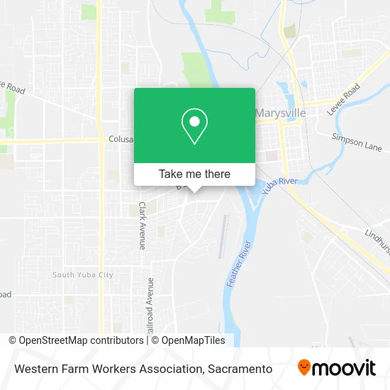 Mapa de Western Farm Workers Association