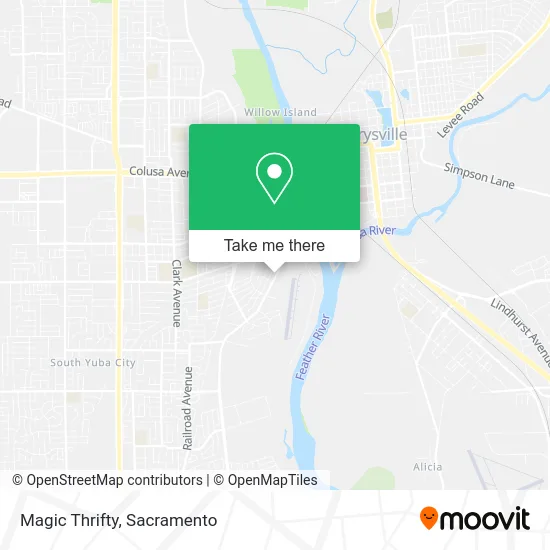 Mapa de Magic Thrifty