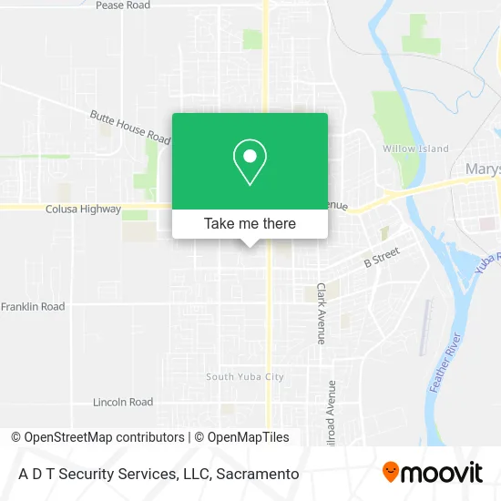 Mapa de A D T Security Services, LLC