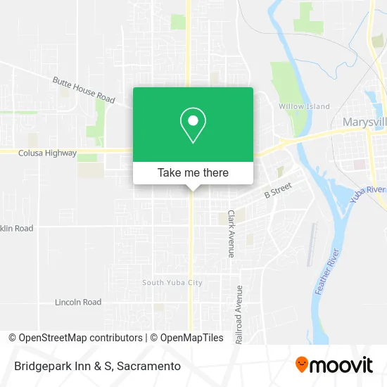 Mapa de Bridgepark Inn & S