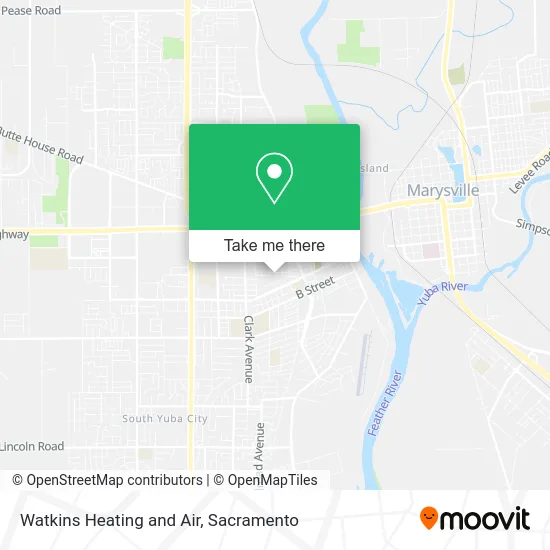 Watkins Heating and Air map