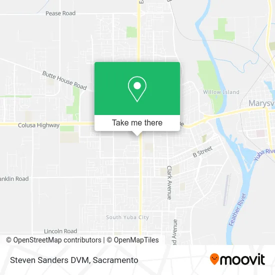Mapa de Steven Sanders DVM