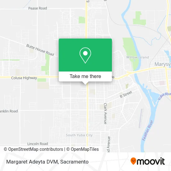 Mapa de Margaret Adeyta DVM