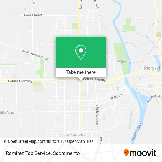 Mapa de Ramirez Tax Service
