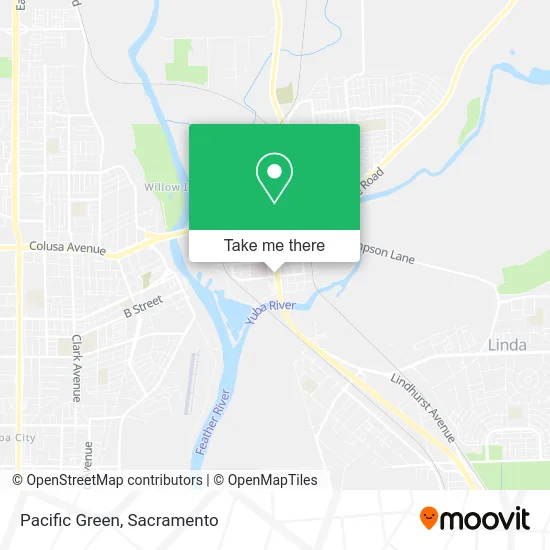 Mapa de Pacific Green