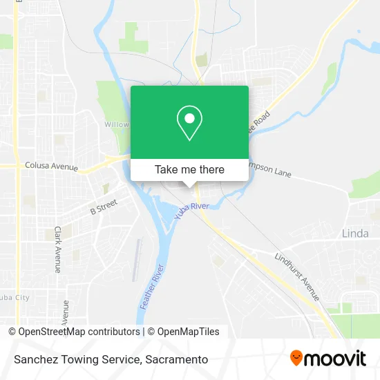 Mapa de Sanchez Towing Service