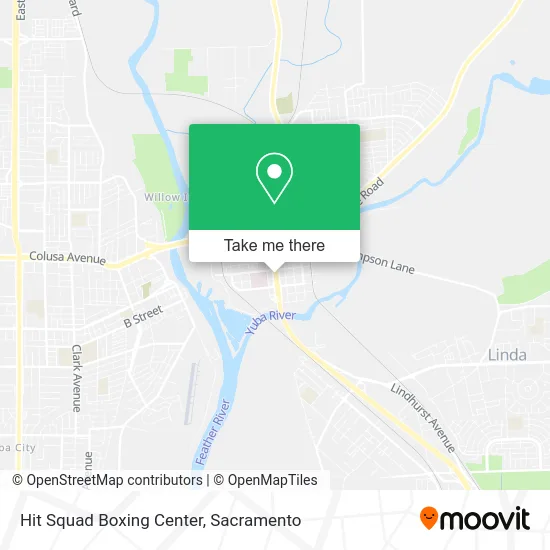 Mapa de Hit Squad Boxing Center