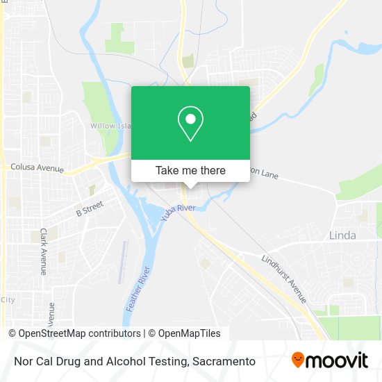 Nor Cal Drug and Alcohol Testing map