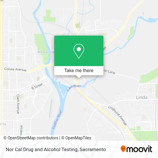 Mapa de Nor Cal Drug and Alcohol Testing