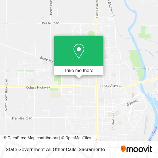 Mapa de State Government All Other Calls