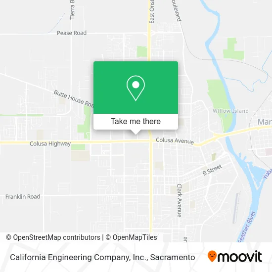 Mapa de California Engineering Company, Inc.