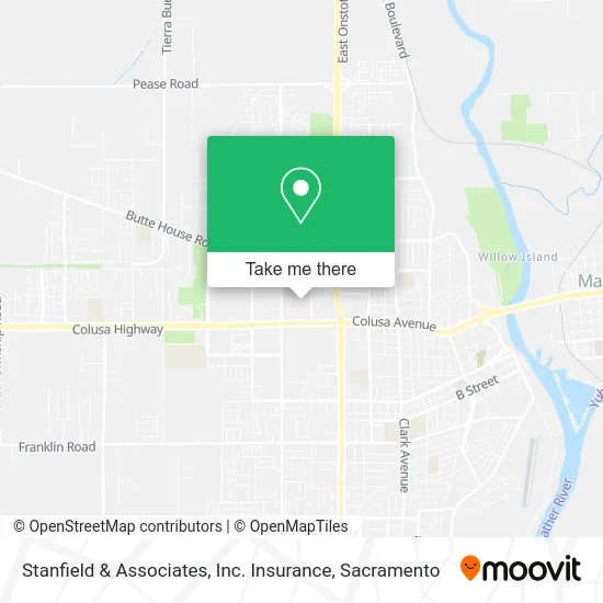 Mapa de Stanfield & Associates, Inc. Insurance