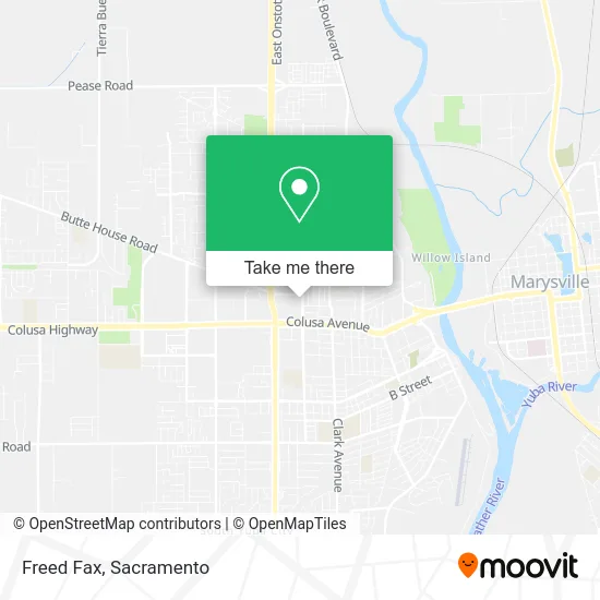 Mapa de Freed Fax