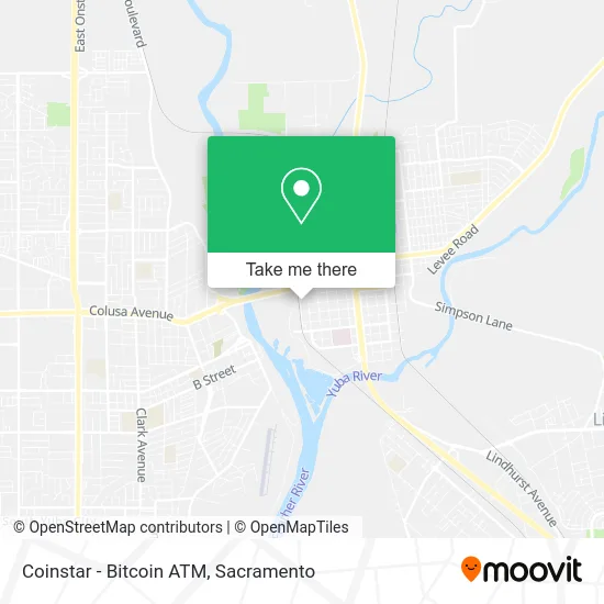 Mapa de Coinstar - Bitcoin ATM