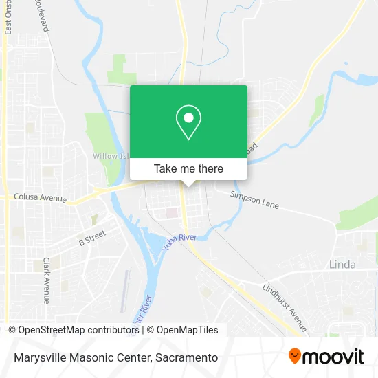Mapa de Marysville Masonic Center