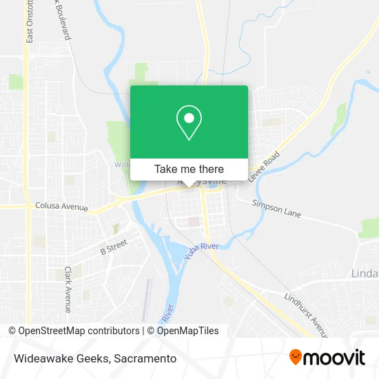 Mapa de Wideawake Geeks
