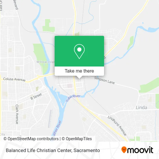 Mapa de Balanced Life Christian Center