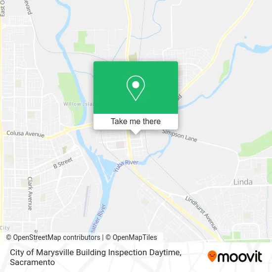 City of Marysville Building Inspection Daytime map