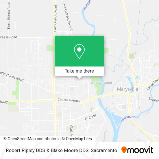 Mapa de Robert Ripley DDS & Blake Moore DDS