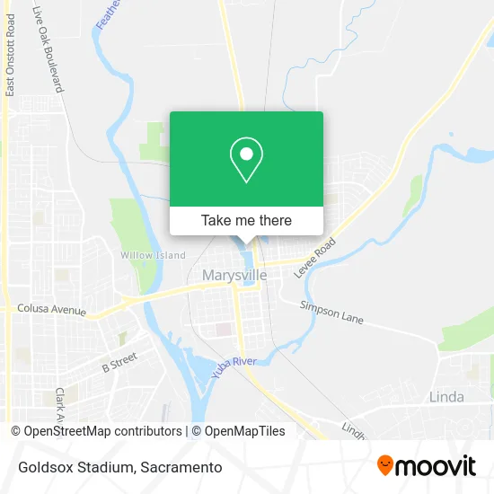 Goldsox Stadium map