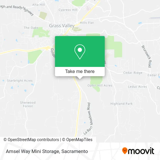 Amsel Way Mini Storage map