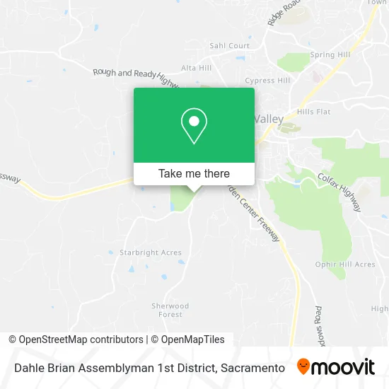 Mapa de Dahle Brian Assemblyman 1st District