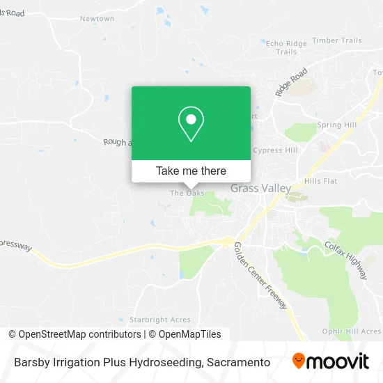 Mapa de Barsby Irrigation Plus Hydroseeding