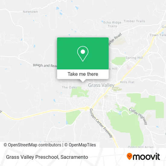 Mapa de Grass Valley Preschool