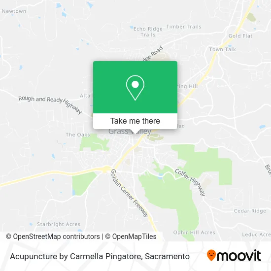 Acupuncture by Carmella Pingatore map